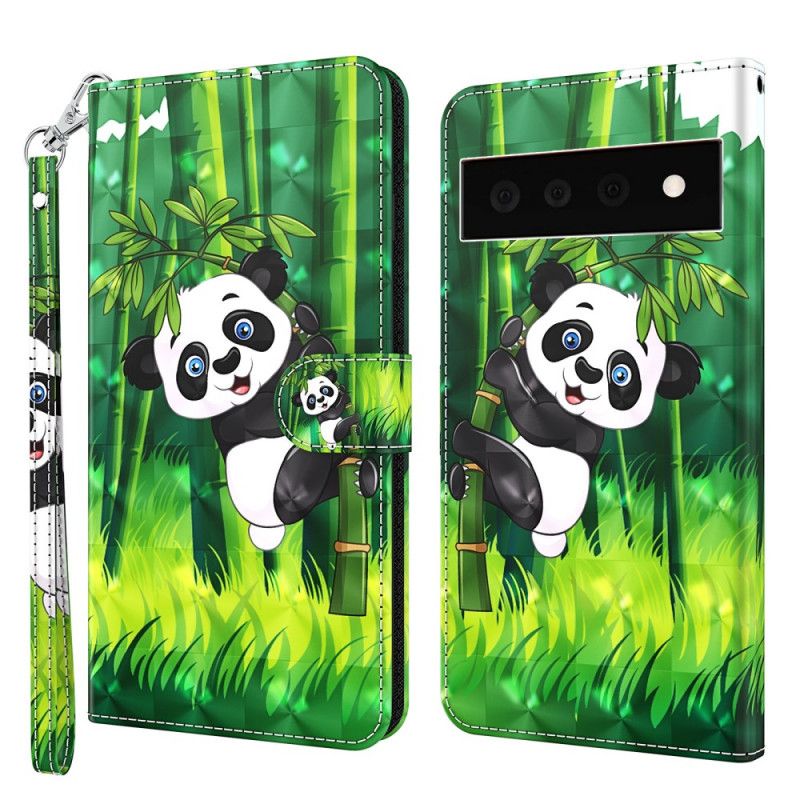 Obudowa Google Pixel 6 Pro Etui Na Telefon Panda I Bambus
