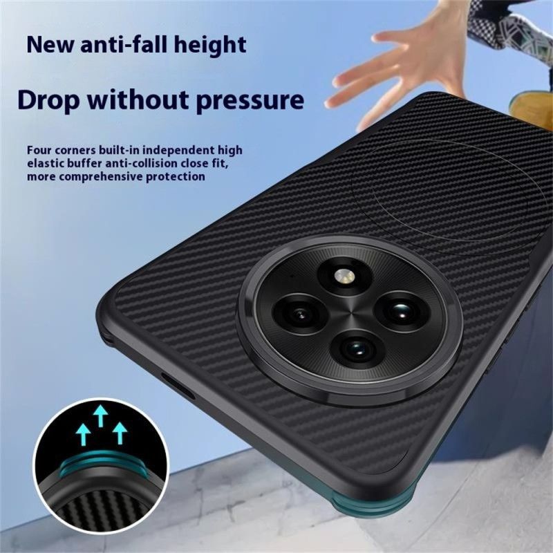 Etui Do Oneplus 13 Tekstura Włókna Węglowego Kompatybilny Z Magsafe