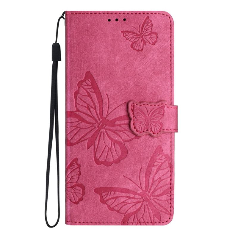 Etui Folio Oneplus 13 Efekt Zamszu W Motyle Etui Ochronne