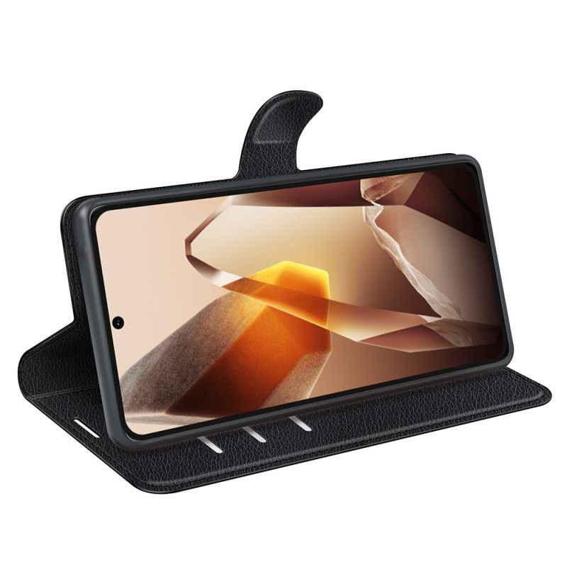 Etui Folio Oneplus 13 Klasyczna Sztuczna Skóra Liczi