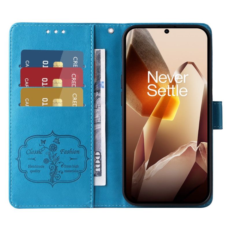 Etui Folio Oneplus 13 Kwiatowe