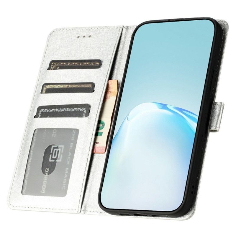 Etui Folio Oneplus 13 Tekstura Jedwabiu Etui Ochronne