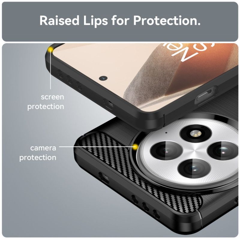 Etui Oneplus 13 Szczotkowane Włókno Węglowe Etui Ochronne