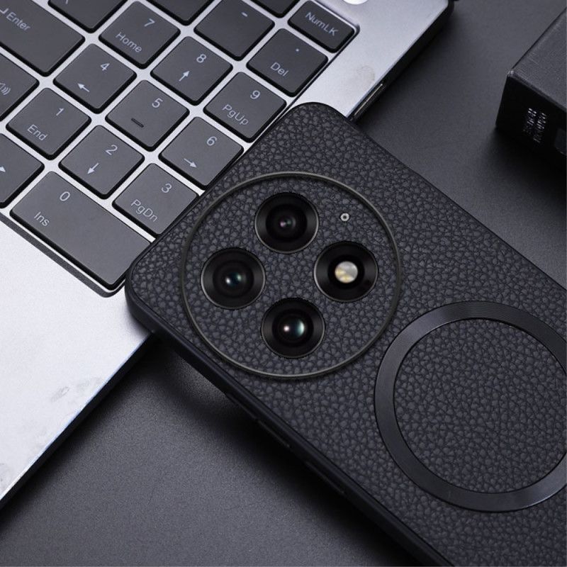 Futerały Oneplus 13 Etui Na Telefon Teksturowany Magsafe Kompatybilny Ze Sztuczną Skórą