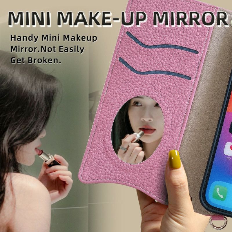 Obudowa Oneplus 13 Etui Na Telefon Dwukolorowy Portfel Z Łańcuszkiem