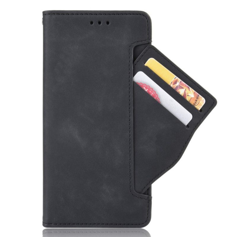 Etui Folio Oppo Find X2 Neo Czerwony Czarny Karta Wielofunkcyjna Pierwszej Klasy