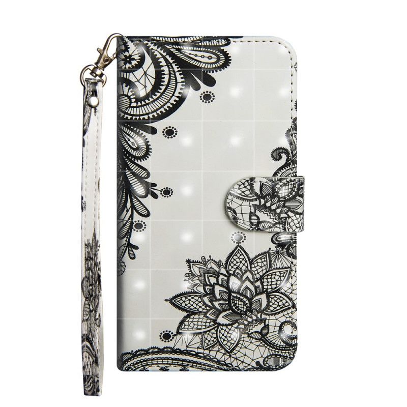 Etui Folio Samsung Galaxy Note 20 Ultra Szykowna Koronka Etui Ochronne