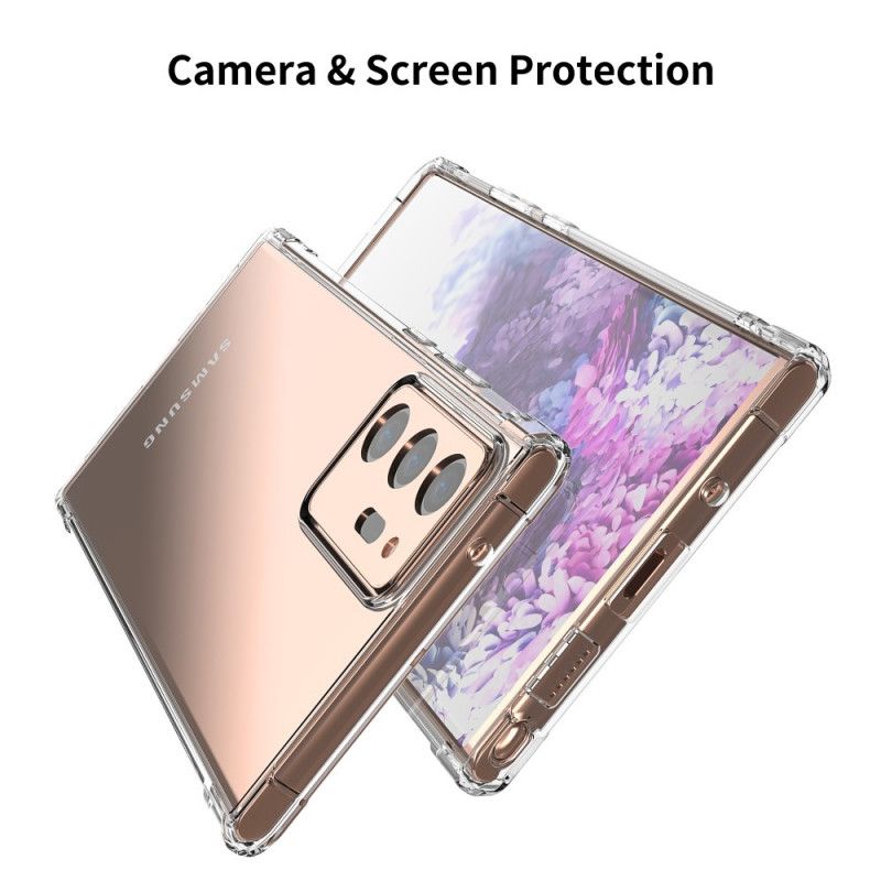 Etui Samsung Galaxy Note 20 Ultra Przezroczyste Poduszki Leeu Etui Ochronne