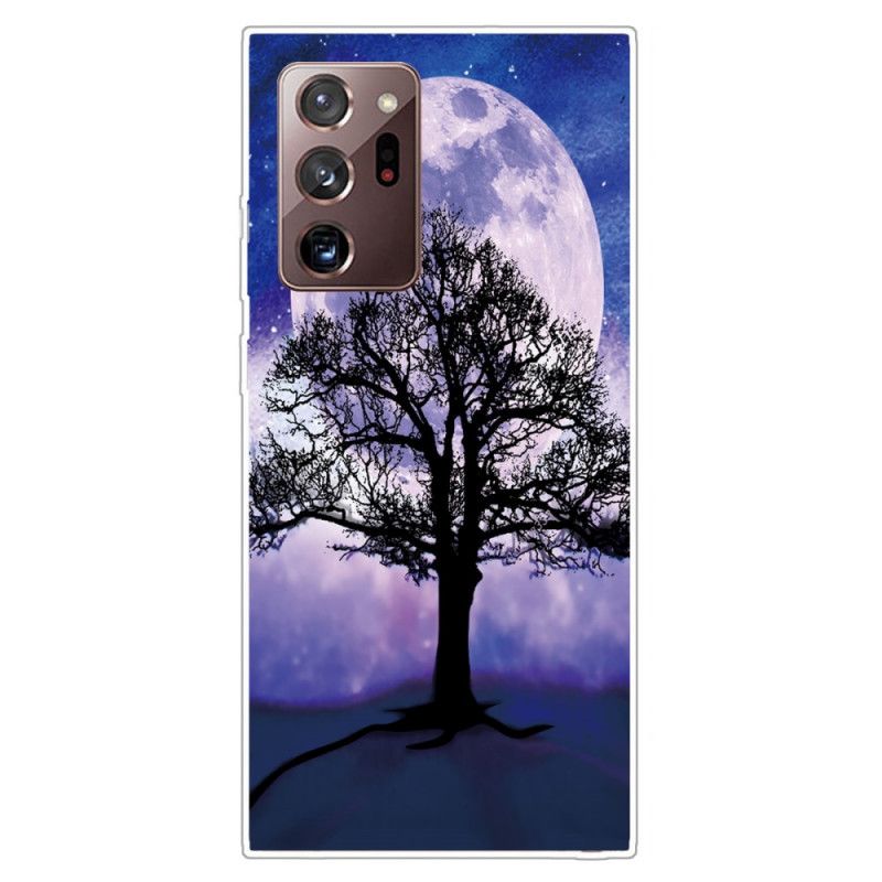 Futerały Samsung Galaxy Note 20 Ultra Etui na Telefon Księżycowe Drzewo