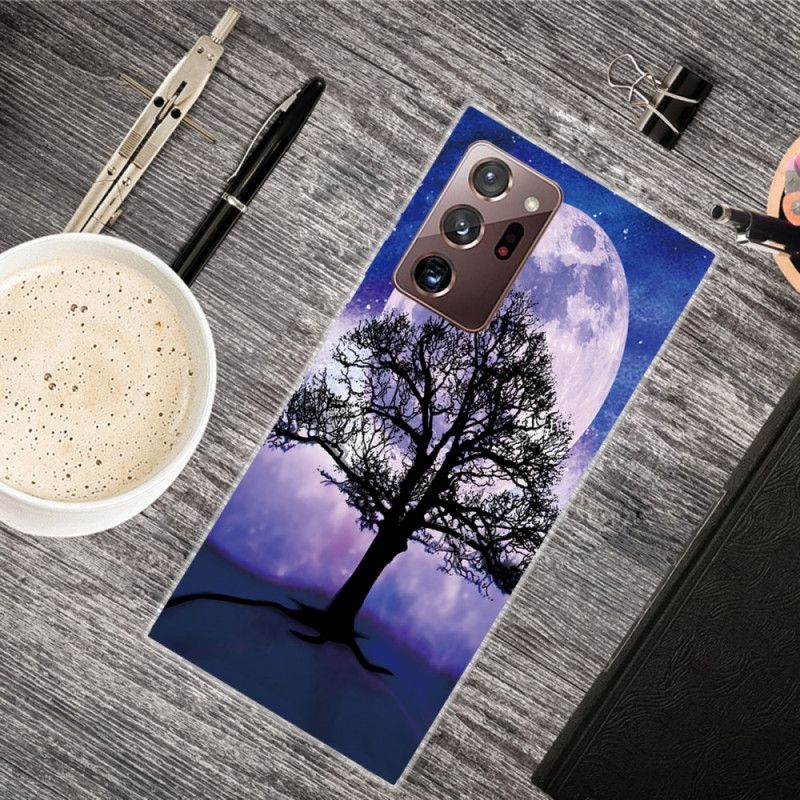 Futerały Samsung Galaxy Note 20 Ultra Etui na Telefon Księżycowe Drzewo
