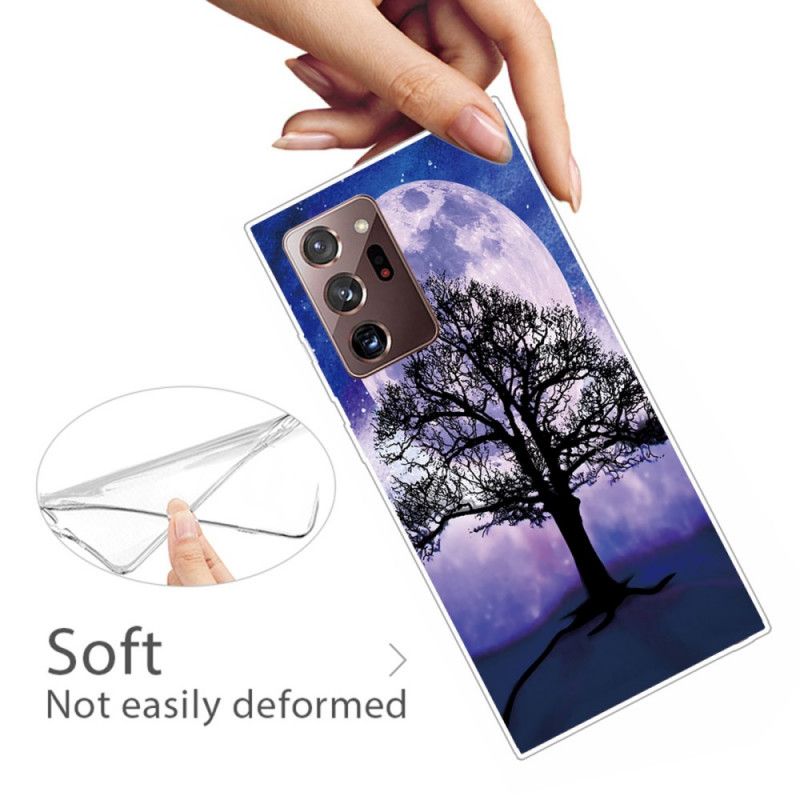 Futerały Samsung Galaxy Note 20 Ultra Etui na Telefon Księżycowe Drzewo
