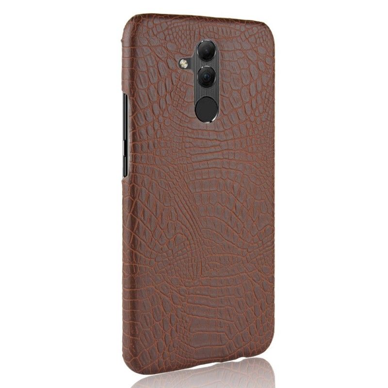 Futerały Huawei Mate 20 Lite Czerwony Czarny Etui na Telefon Efekt Skóry Krokodyla