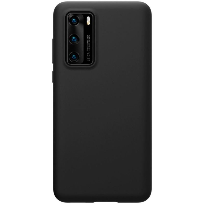 Futerały Huawei P40 Czerwony Czarny Seria Nillkin Flex Pure