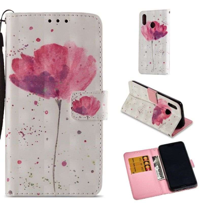 Etui Folio Huawei P20 Lite 3D Akwarela Maku Etui Ochronne