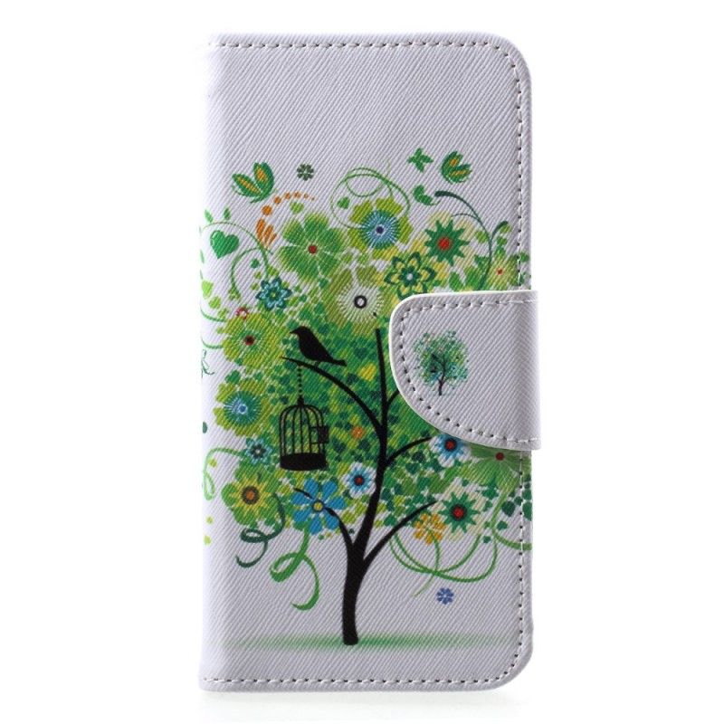 Etui Folio Huawei P20 Lite Kwitnące Drzewo