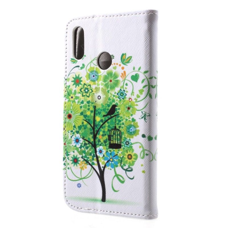 Etui Folio Huawei P20 Lite Kwitnące Drzewo