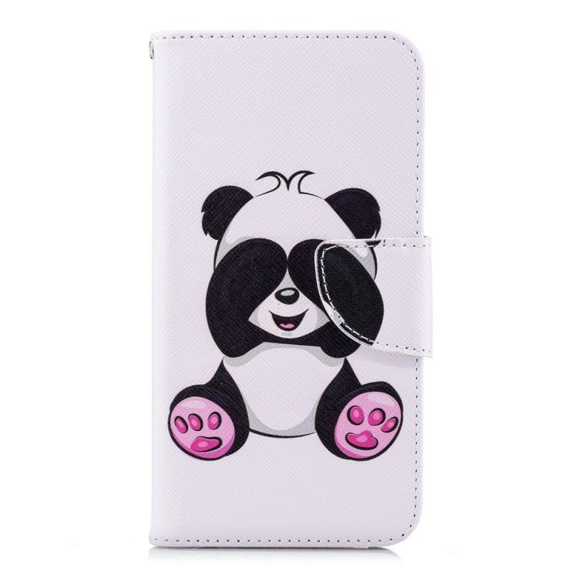 Etui Folio Huawei P20 Lite Zabawna Panda Etui Ochronne