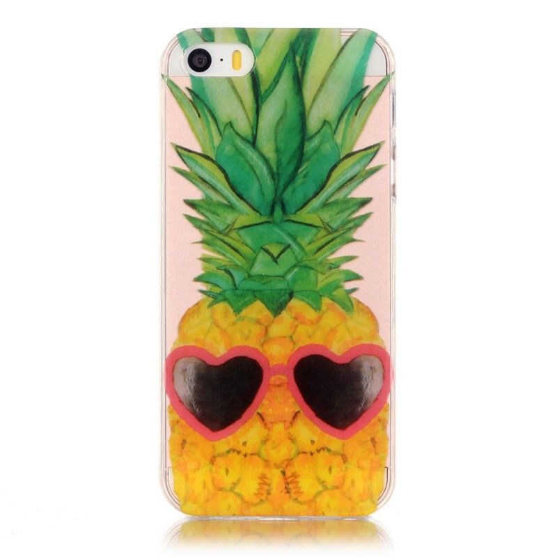 Etui iPhone 5 / 5S / SE Przezroczysty Ananas Incognito Etui Ochronne