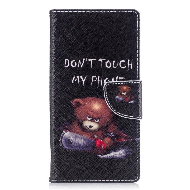 Etui Folio Sony Xperia L1 Niebezpieczny Niedźwiedź
