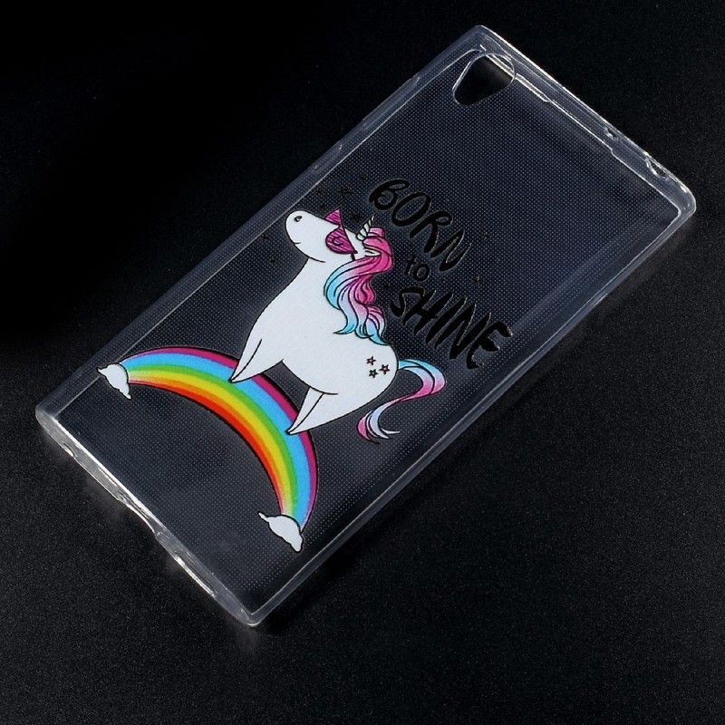 Etui Sony Xperia L1 Tłoczony Urodzony. Aby Błyszczeć Etui Ochronne