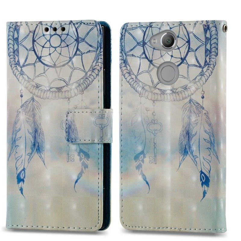 Etui Folio Sony Xperia XA2 3D Łapacz Snów Akwarela Etui Ochronne