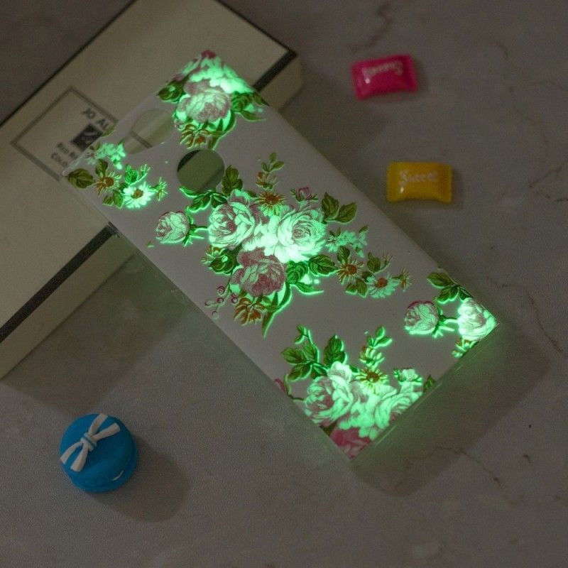 Etui Sony Xperia XA2 Fluorescencyjne Kwiaty Wolności
