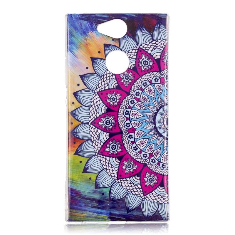 Etui Sony Xperia XA2 Mandala W Kolorze Fluorescencyjnym