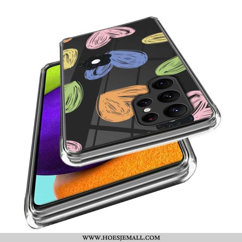 Etui Do Samsung Galaxy S24 Ultra 5g Kolorowe Serca