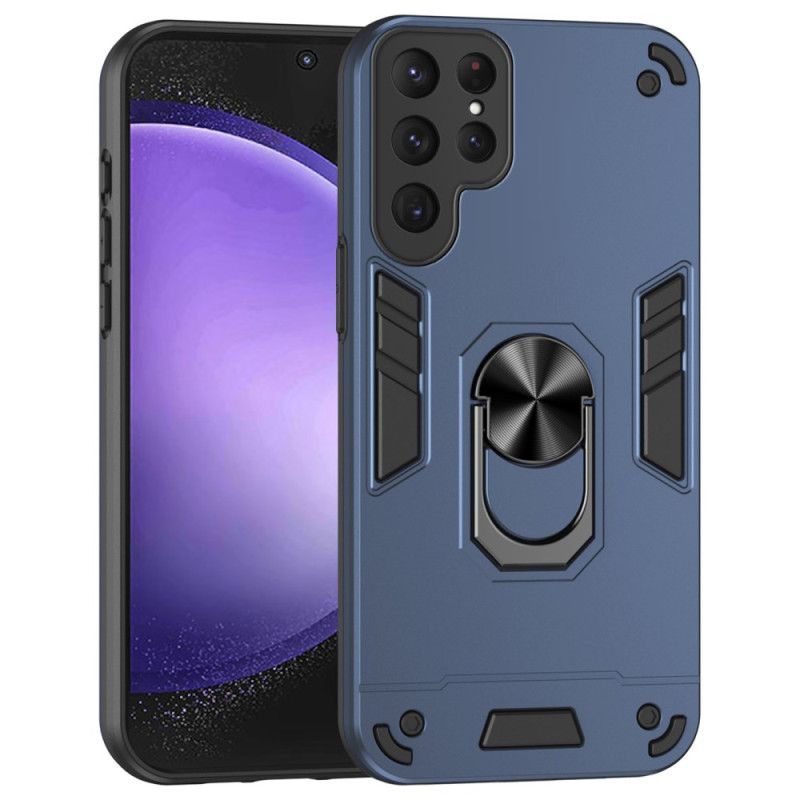 Etui Do Samsung Galaxy S24 Ultra 5g Z Magnetycznym Pierścieniem Podtrzymującym