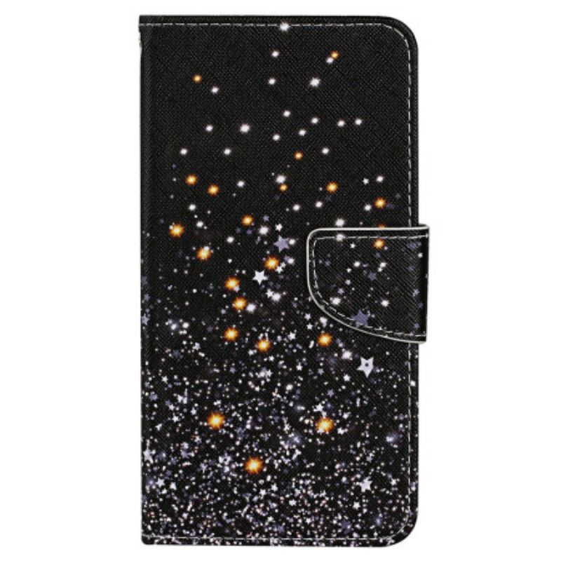 Etui Folio Do Samsung Galaxy S24 Ultra 5g Gwiazdy Z Paskiem