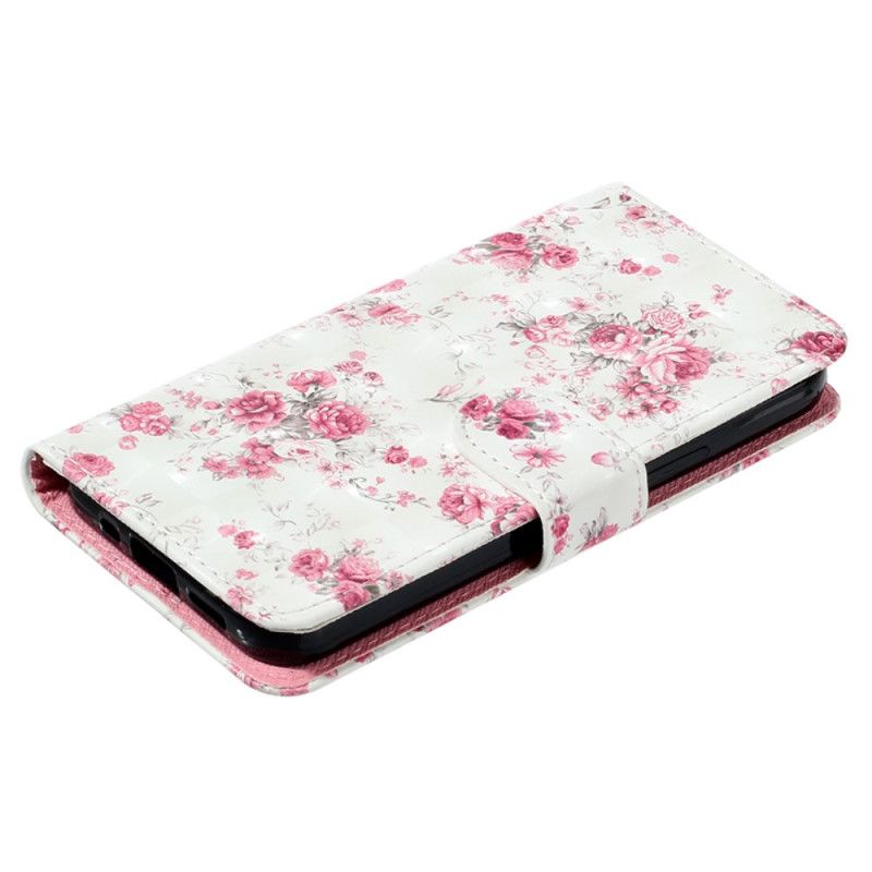 Etui Folio Samsung Galaxy S24 Ultra 5g Lierty Kwiaty Z Paskiem Etui Ochronne