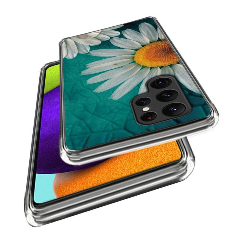 Etui Samsung Galaxy S24 Ultra 5g Stokrotki Etui Ochronne
