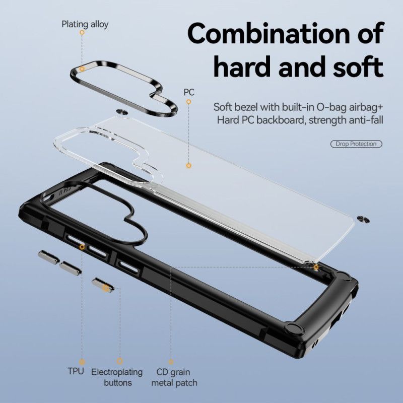 Etui Samsung Galaxy S24 Ultra 5g Z Aluminiową Ramką Soczewki