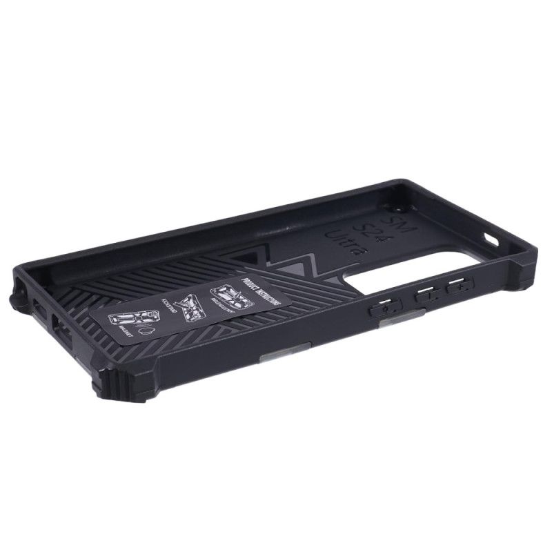Etui Samsung Galaxy S24 Ultra 5g Ze Wsparciem Kamuflażu Etui Ochronne