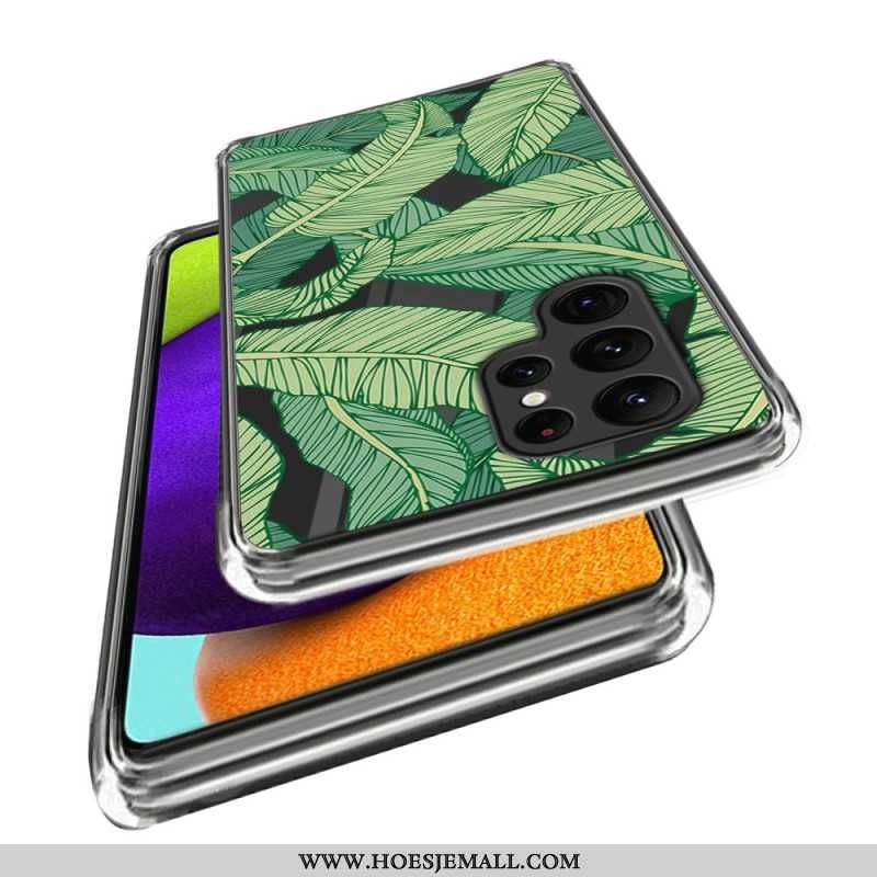Etui Samsung Galaxy S24 Ultra 5g Zielone Liście