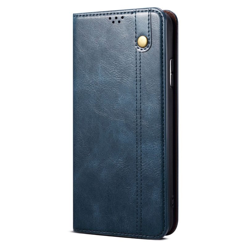 Flip Kotelot Samsung Galaxy S24 Ultra 5g Etui Na Telefon Woskowana Imitacja Skóry