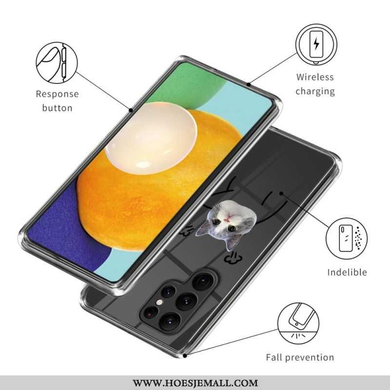 Futerały Samsung Galaxy S24 Ultra 5g Etui Na Telefon Kot Z Bronią