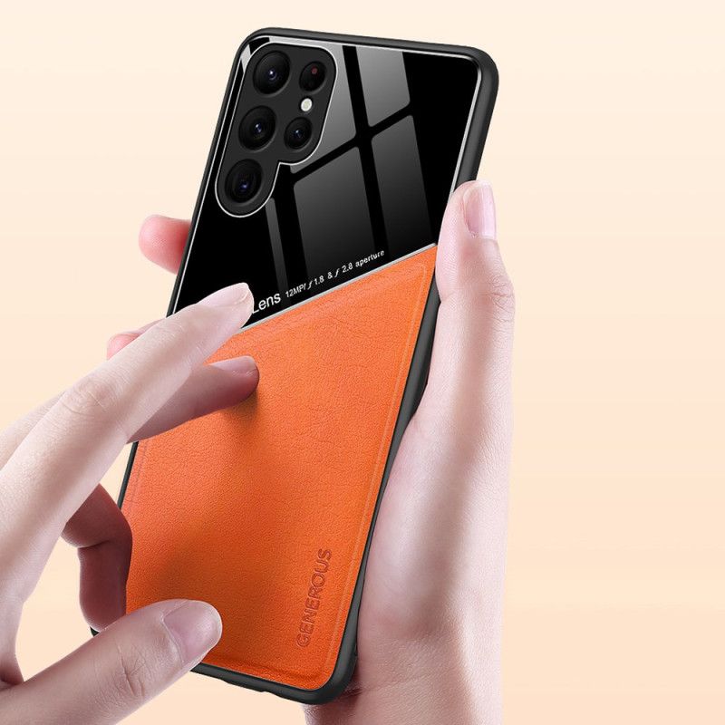 Futerały Samsung Galaxy S24 Ultra 5g Etui Na Telefon Magnetyczny Efekt Skóry