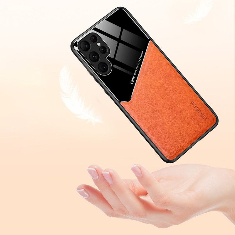Futerały Samsung Galaxy S24 Ultra 5g Etui Na Telefon Magnetyczny Efekt Skóry