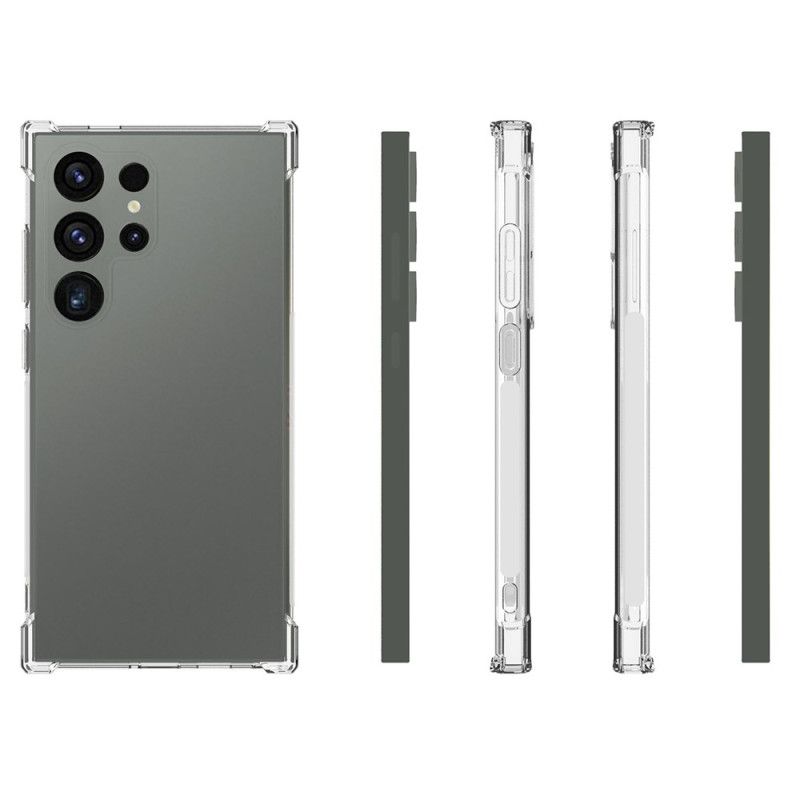 Futerały Samsung Galaxy S24 Ultra 5g Etui Na Telefon Przezroczyste Wzmocnione Narożniki