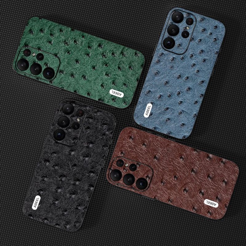 Futerały Samsung Galaxy S24 Ultra 5g Etui Na Telefon Tekstura Strusia Abeel