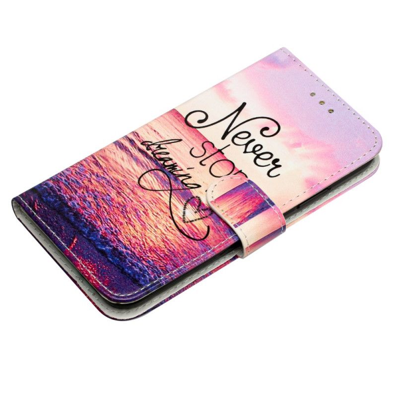 Pokrowce Samsung Galaxy S24 Ultra 5g Nigdy Nie Przestawaj Marzyć Z Paskiem