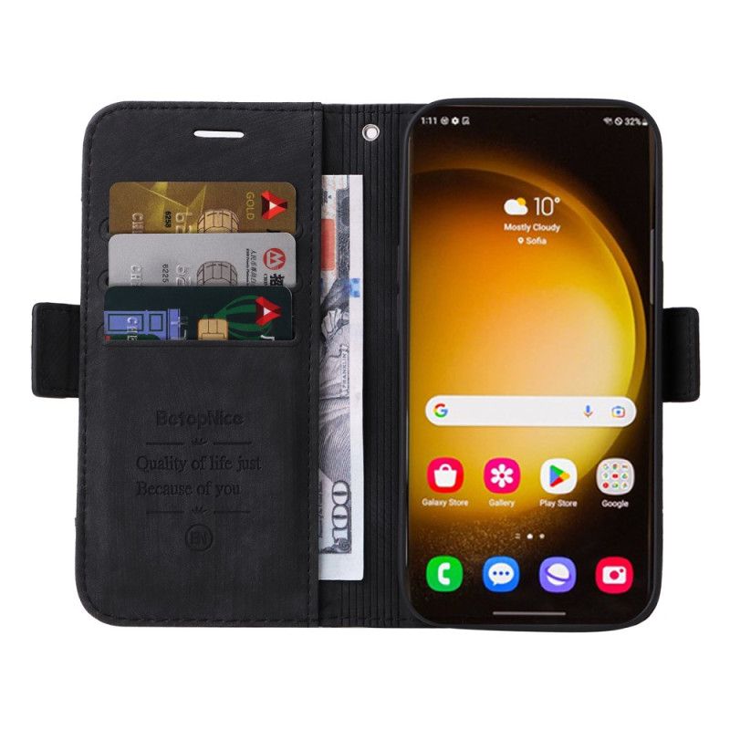 Skórzany Futerał Samsung Galaxy S24 Ultra 5g Etui Na Telefon Betopnice