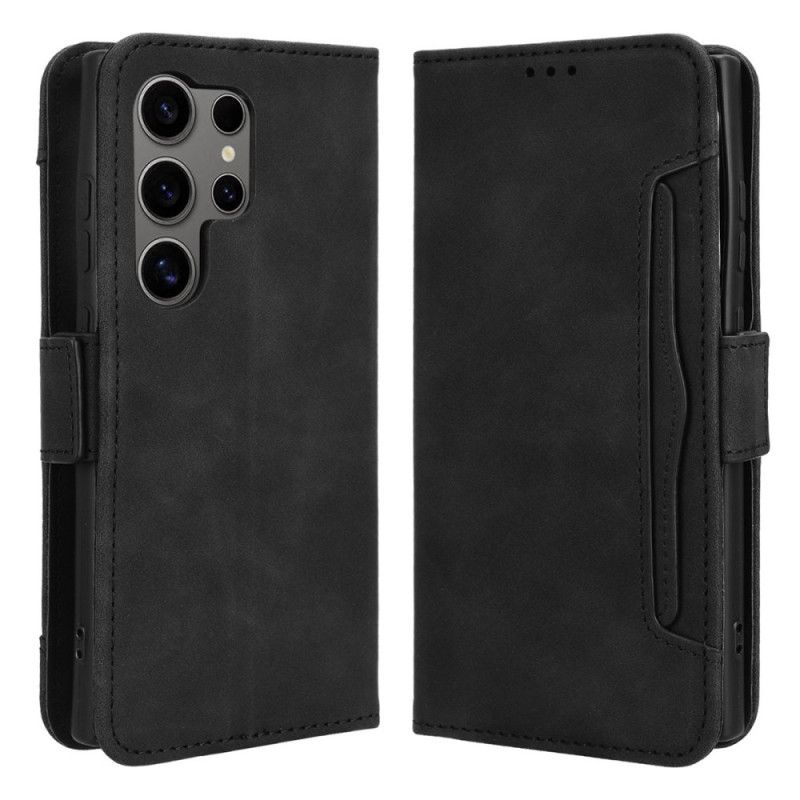 Skórzany Futerał Samsung Galaxy S24 Ultra 5g Etui Na Telefon Wiele Kart