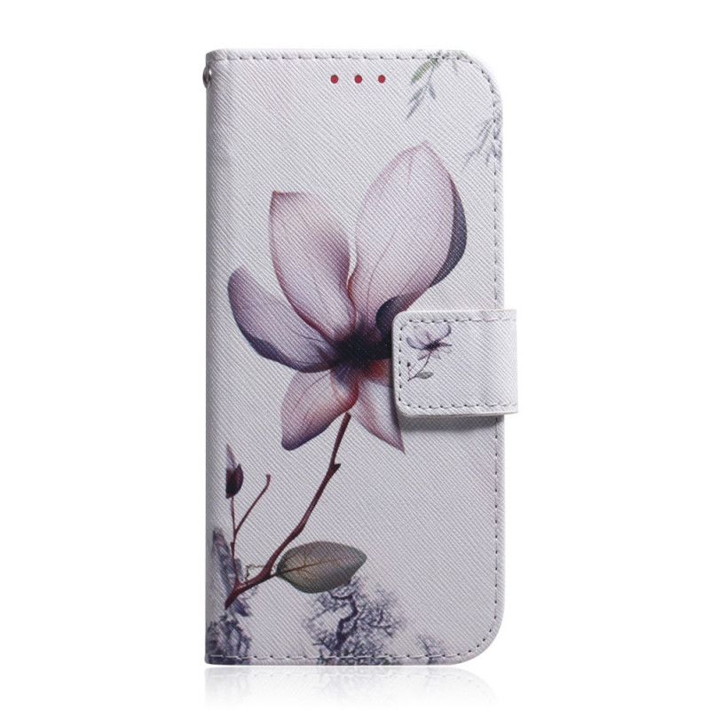 Etui Folio iPhone 12 Pro Max Stary Kwiat Róży