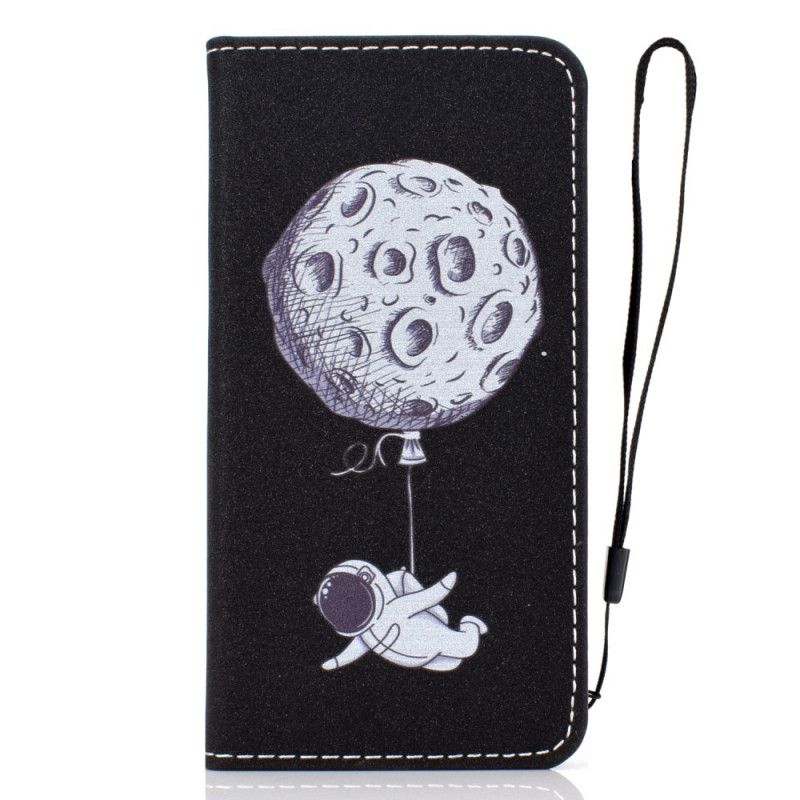Flip Kotelot iPhone 12 Pro Max Etui na Telefon Balon Księżycowy
