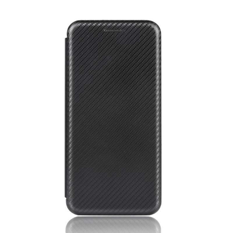Flip Kotelot iPhone 12 Pro Max Zielony Czarny Włókno Węglowe