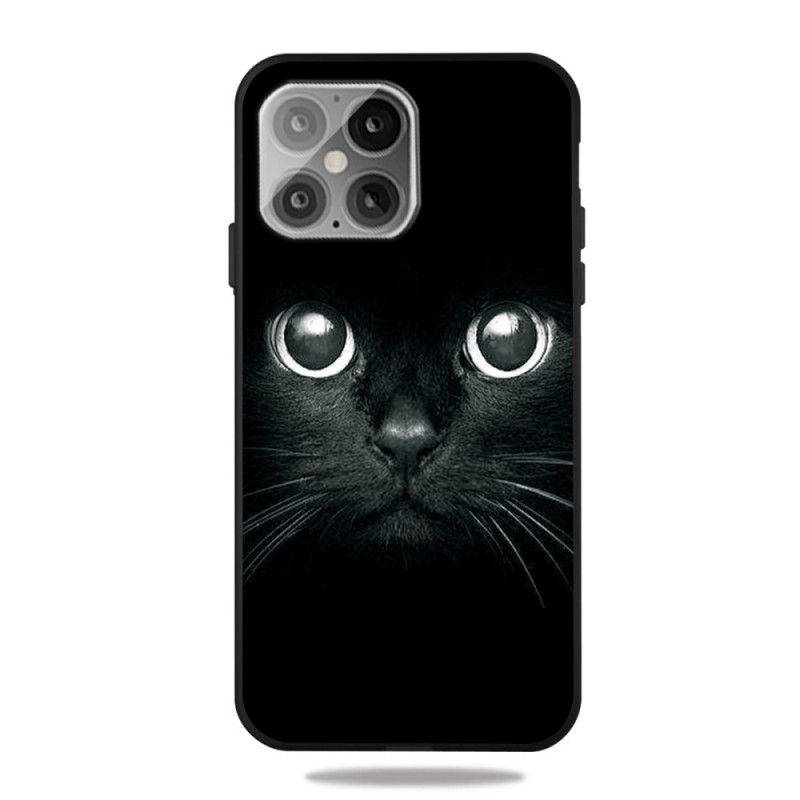 Futerały iPhone 12 Pro Max Etui na Telefon Oczy Kota