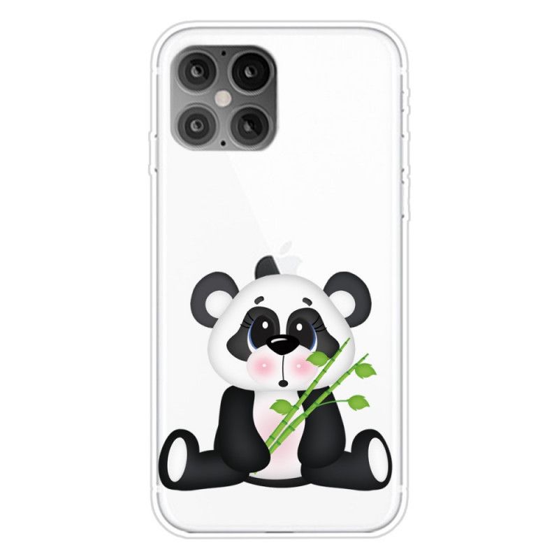 Futerały iPhone 12 Pro Max Etui na Telefon Przezroczysta Smutna Panda