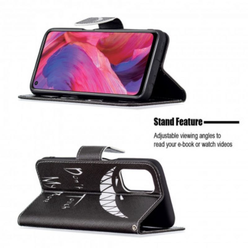 Etui Folio Do Oppo A54 5g / A74 5g Diabelski Telefon